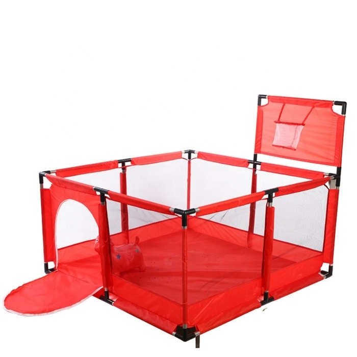 Good portable big size square folding baby playard, plastic baby playpen with high quality.