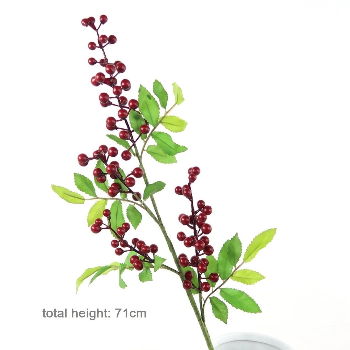 Simulation Berries Christmas Decoration Artificial Red Fruit Flower branch