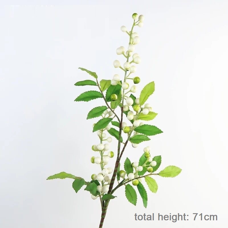 Simulation Berries Christmas Decoration Artificial Red Fruit Flower branch