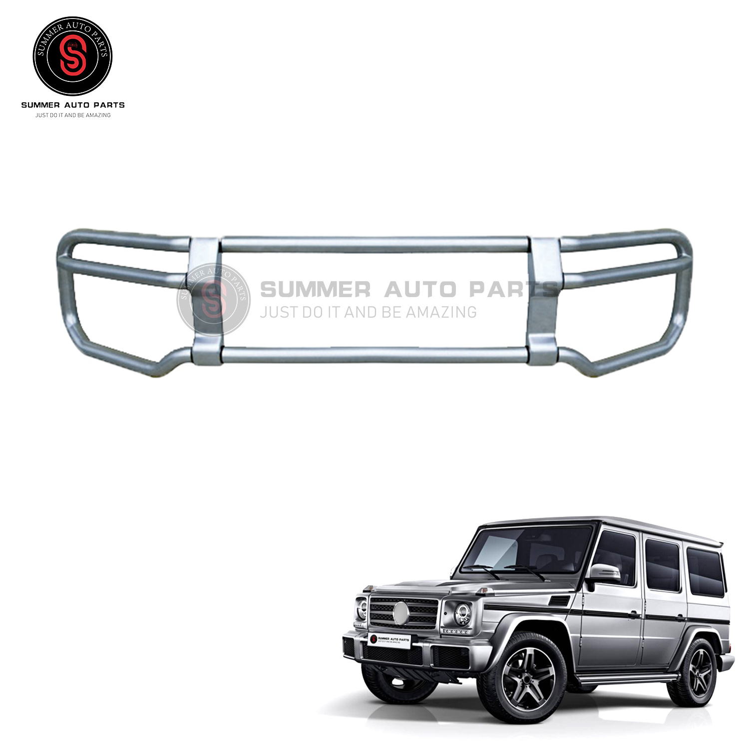 Car parts Stainless steel Material new design front grille bumper protection guard for for Mercedes G-CLASS W463 G63 G65