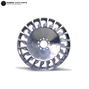 High Quality Customizing 19'' 20'' inch 5-112 New Design Polish Chrome Luxury Car Accessories Forged Wheel Rim For BZ