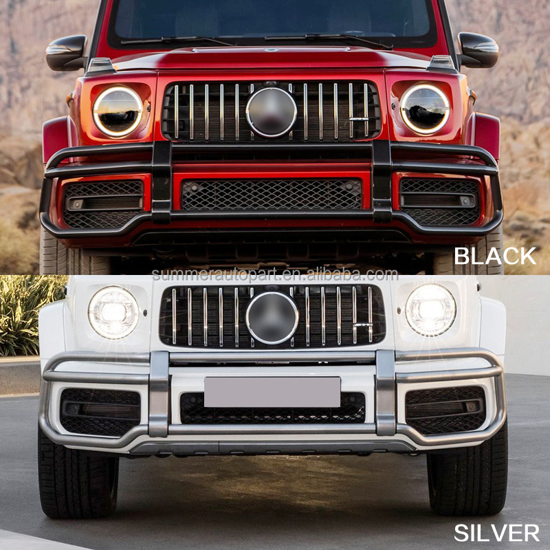 Car parts Stainless steel Material new design front grille bumper protection guard for for Mercedes G-CLASS W463 G63 G65