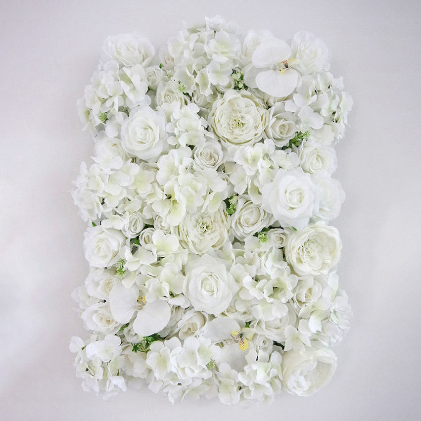 wedding decoration hot style 40x60cm plastic grid artificial flower wall panel