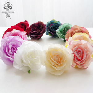 Valentines Day Artificial Rose Flower Real Looking Roses Artificial Fake White Silk Rose Green Wholesale