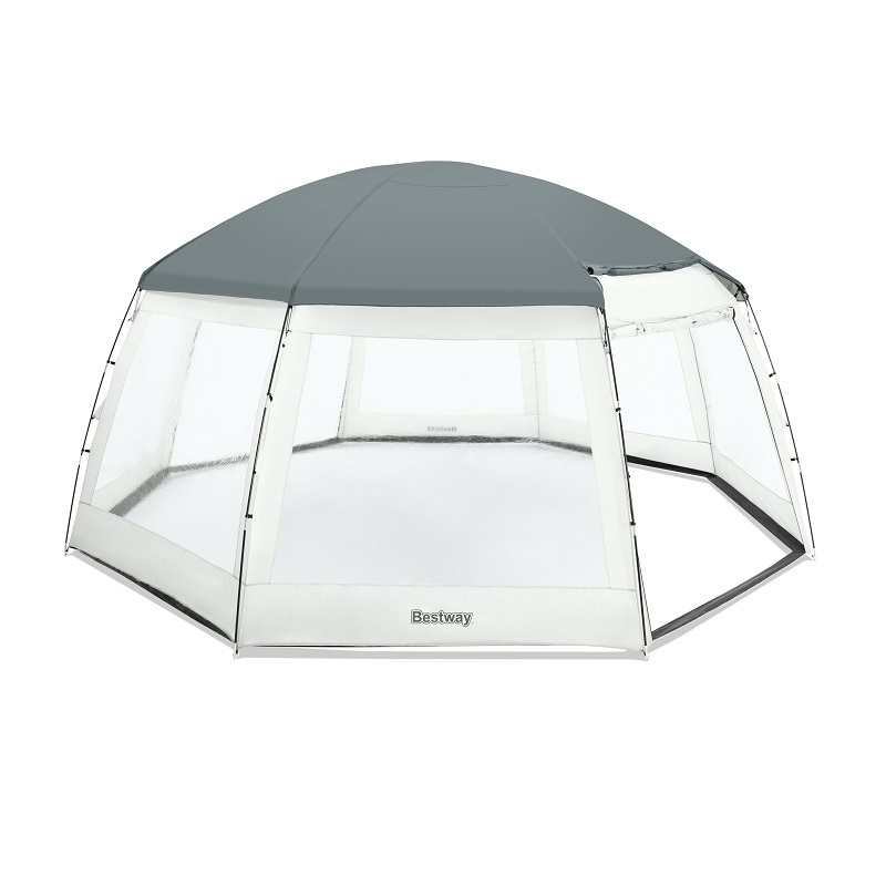 Bestway 58612 Outdoor Pool Shade Flowclea  Round Pool Dome 4.88 m Pool Ambience Tent