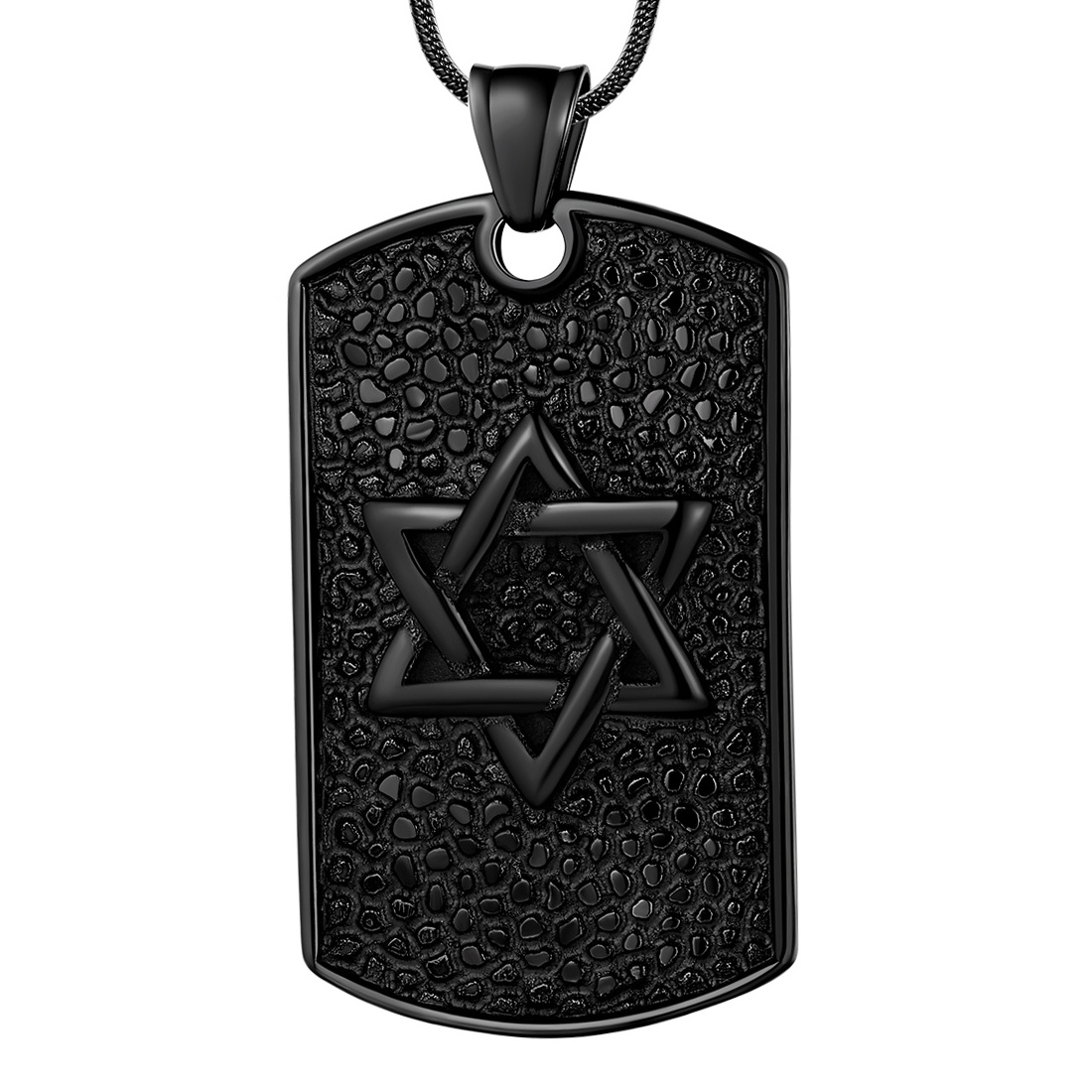 Wholesale high quality stainless steel hip hop jewelry men The six-pointed star necklace pendant