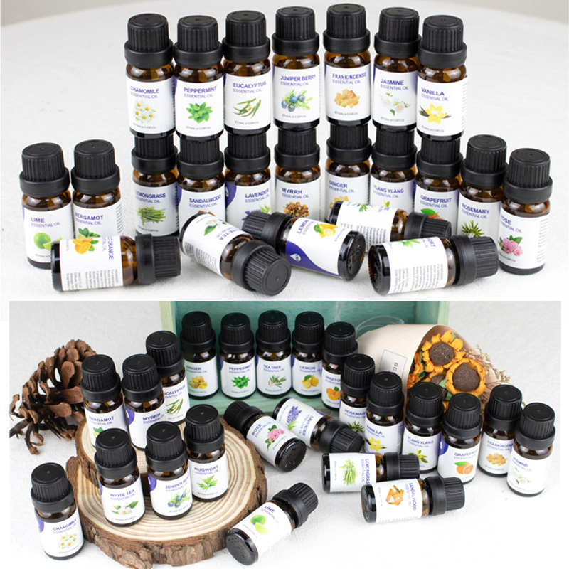 Wholesale 10ML Aromatherapy Massage Oil Pure Rosemary Essential Oil For Candle Making Cosmetic Additive Perfume Tea Tree Oil