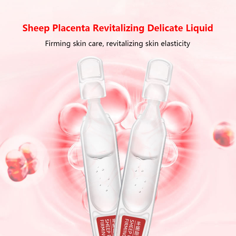 Super Quality Effective Anti Aging Face Essence Placenta Ampoule Wholesale 1.5ml Disposable Soft Ampoule Placenta Skincare