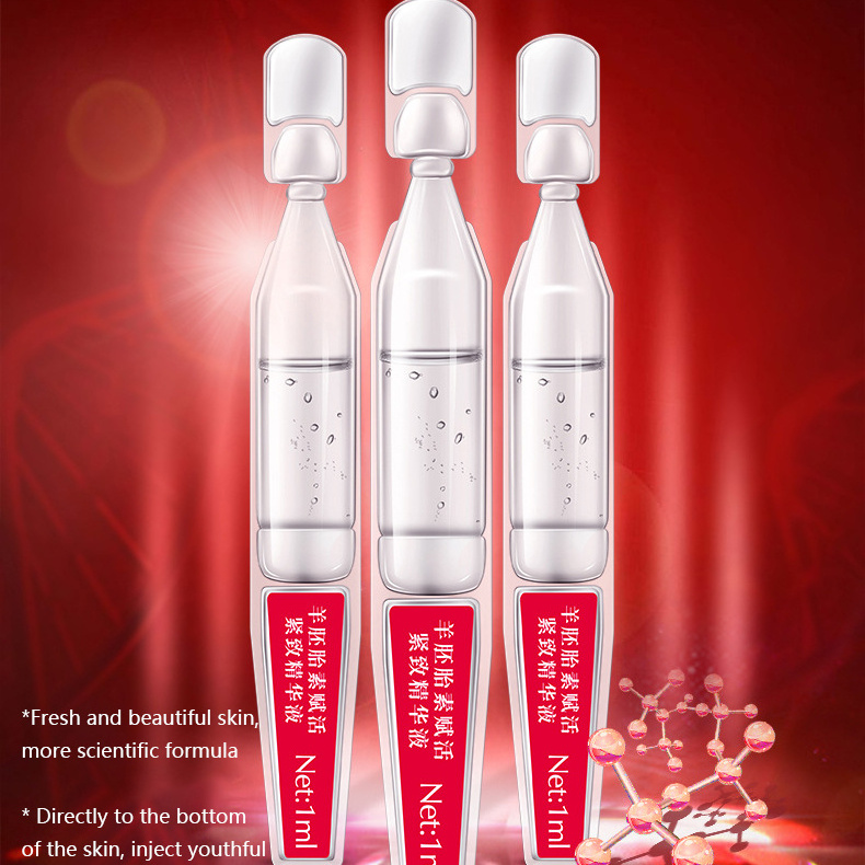 BFS technology sheep placenta extract anti aging collagen serum ampoule OEM ODM fade fine lines essence ampoule