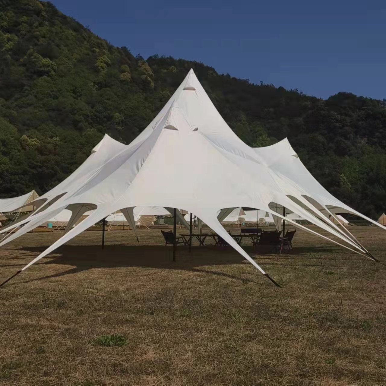 8+ persons portable Camping & Hiking outdoor beach tent camping big awning event party flysheet canopy tarp Sun Shade Shelter