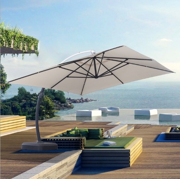 2020 New parasol high quality luxury china sunshape Outdoor big large restaurant custom fold sun beach umbrella for sale