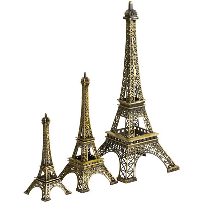 France souvenirs metal Eiffel Tower Souvenir handicraft decoration piece