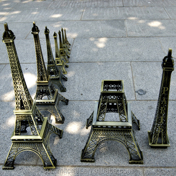 France souvenirs metal Eiffel Tower Souvenir handicraft decoration piece