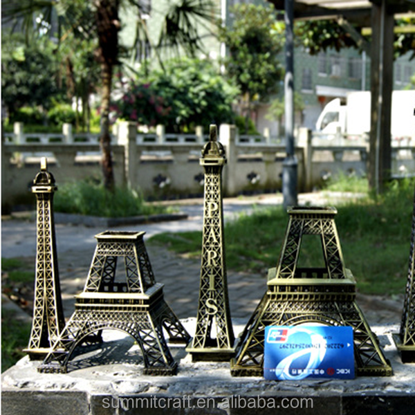 France souvenirs metal Eiffel Tower Souvenir handicraft decoration piece