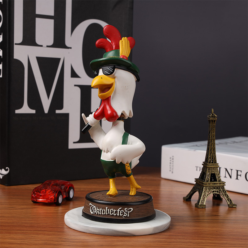 Custom OEM Resin handicraft figurine cartoon character figurine mascot resin figurine