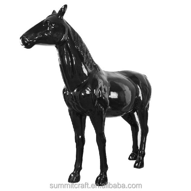 Wholesale Event Props Large Horse Sculptures Resin fiberglass life size horse statues for sale