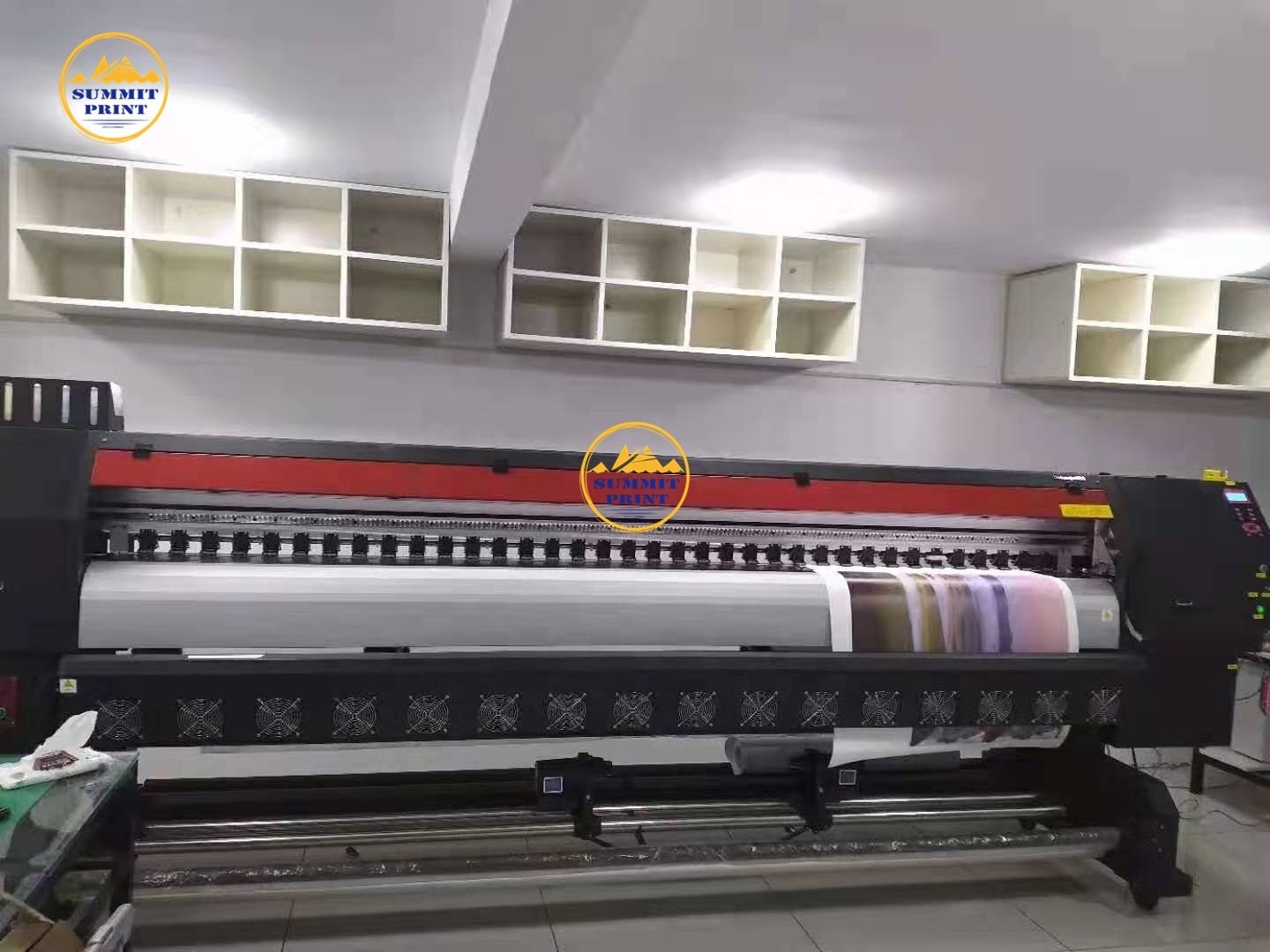 Large Format Summit 3200mm Eco Solvent Roll to Roll Printer for Banner Sticker Tarpaulin