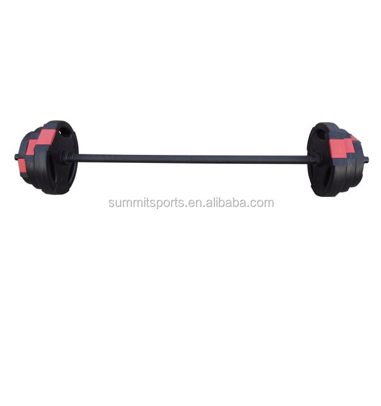 High quality adjustable sand barbell /cement barbell/straight barbell