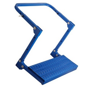 Folding Adjustable Ladder Non Slip Platform ROOFBOX STEP Tyre Step for Car Truck SUV ST-SMITS-001