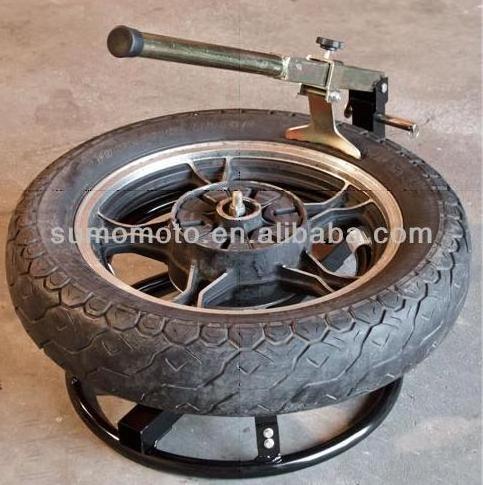 Portable motorcycle tire changer with Bead Breaker, tire changing equipment, motorcycle tire changer