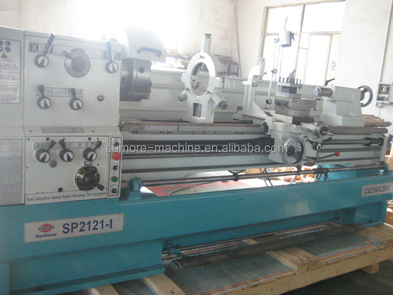 Classical designed metal lathe Sumore SP2121-II High Rigidity lathe at high working efficiency