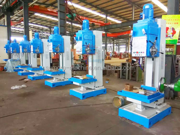 80mm Large Deep Hole Heavy Duty Floor Type Vertical Drilling Machine Z5180B Square Column Drilling Machine for Metal SP5180B