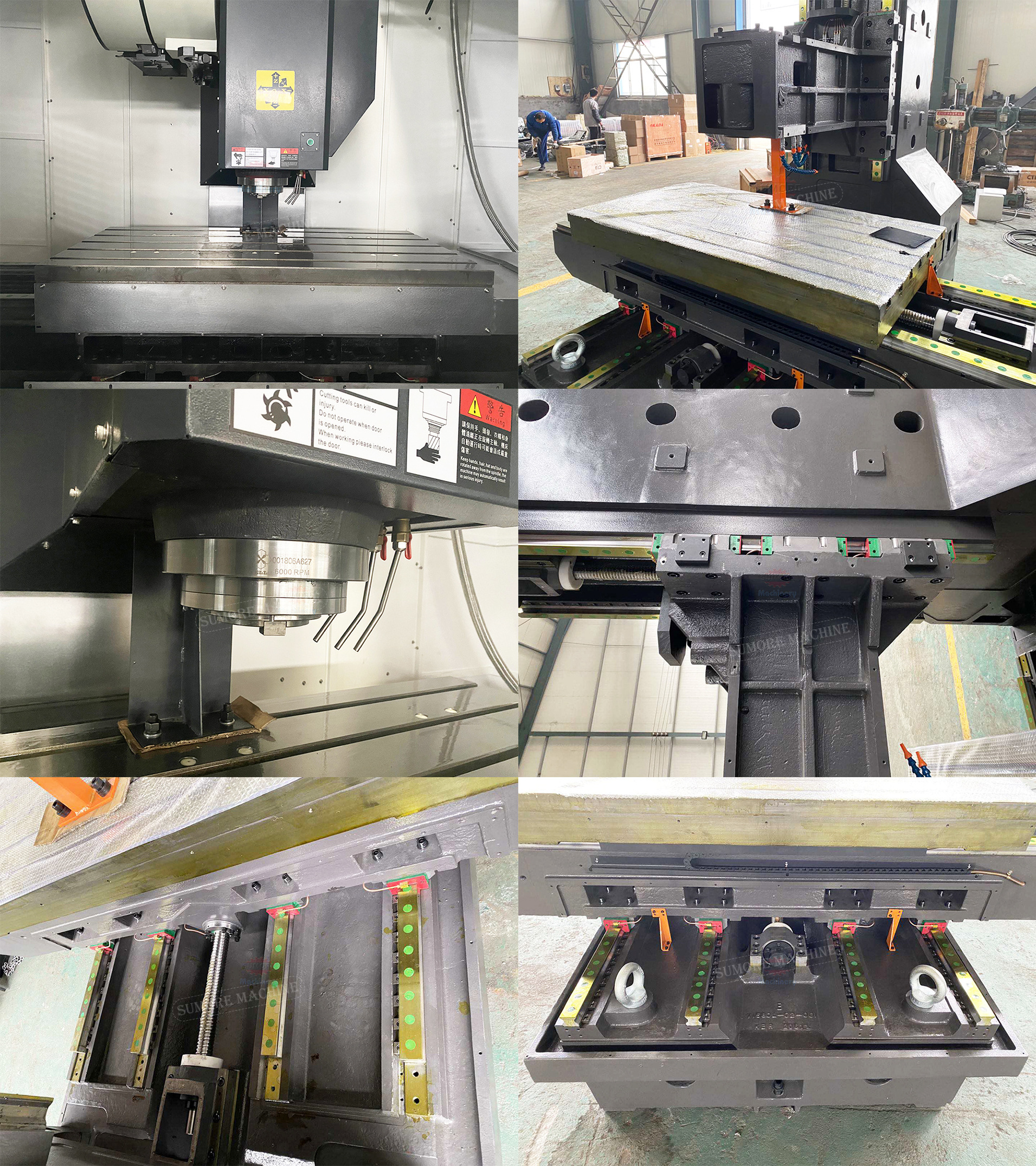 CMC Machine 5 Axis Vmc1580 Metal processing cnc vertical milling machine SMC1580 Large CNC machining center