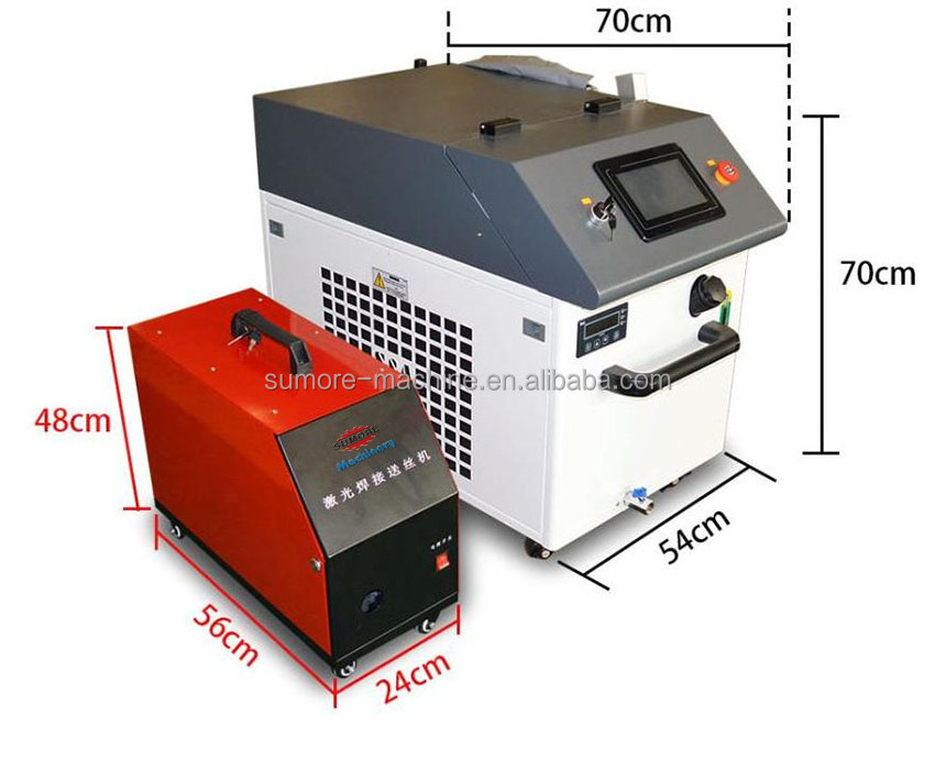 Cheap 1000w/1500w/2000w/3000w Handheld Fiber Laser Cleaning Machine Price For Cleaning Rusty Metal Sumore