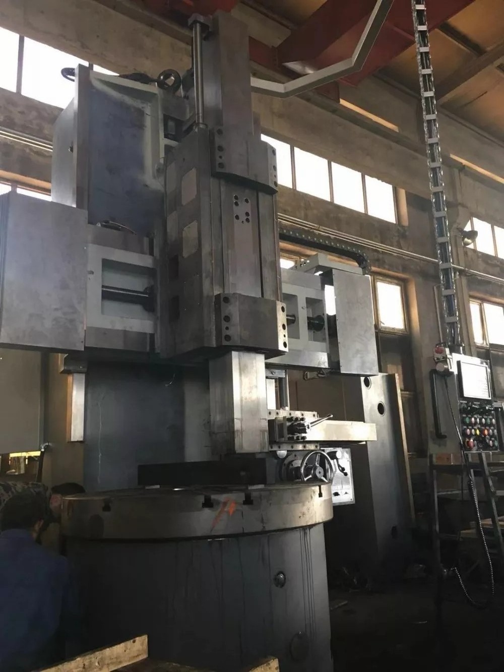 SP5120 Large Vertical Lathe Machine Turning Lathe Machine SUMORE Single Double Column Manual Vertical Lathe Machine