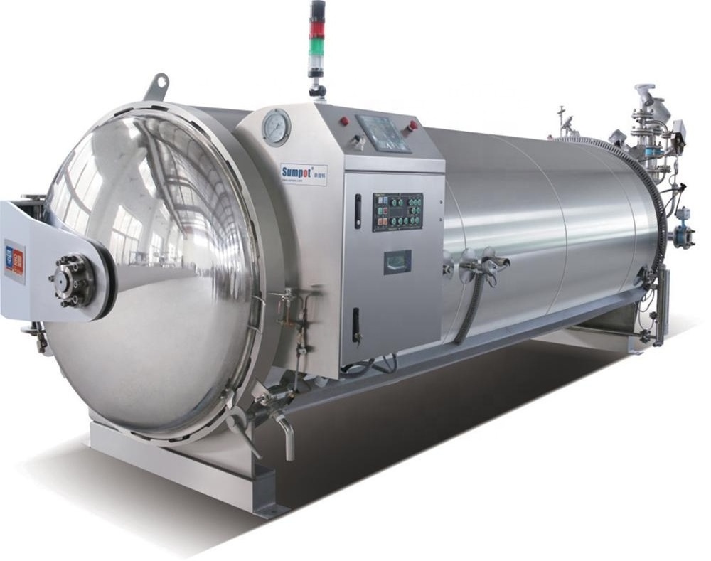 Fully automatic autoclave horizontal retort for pouch bags