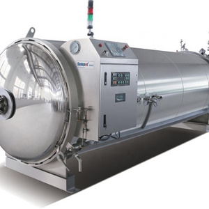 Fully automatic autoclave horizontal retort for pouch bags