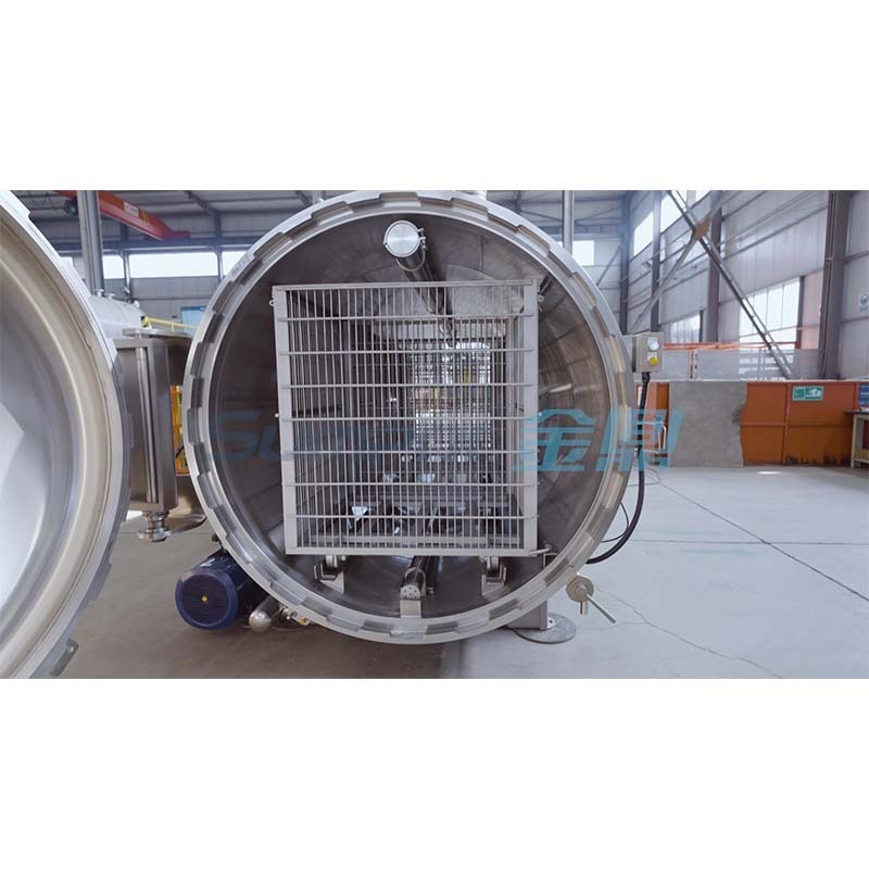 SUMPOT industrial horizontal autoclave for mushroom cultivation