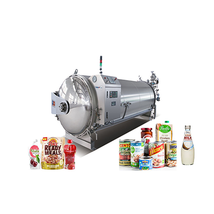 counter pressure retort autoclave machinery food sterilizers