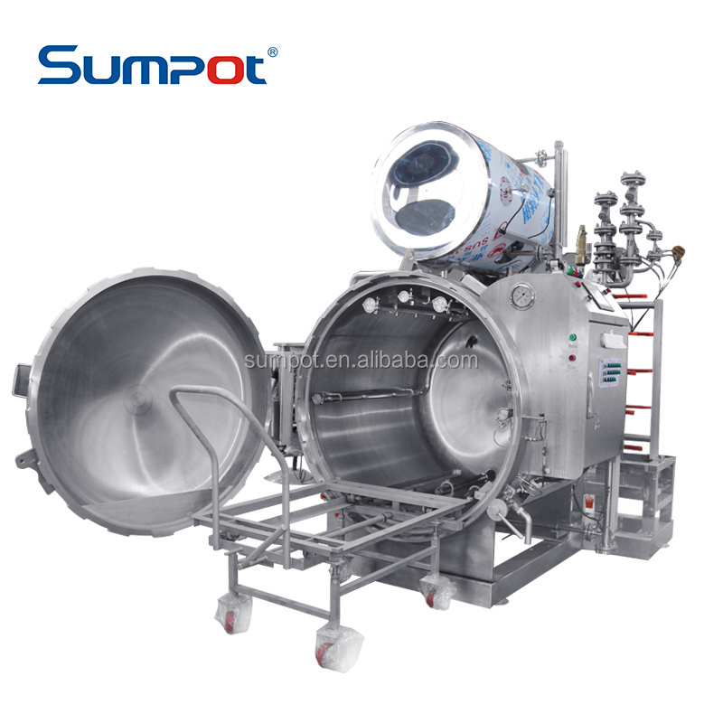 counter pressure retort autoclave machinery food sterilizers