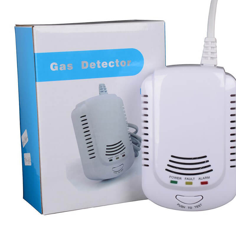 Wholesale Gas Leak Detector De Fugas De Gas Profesional Fire Alarm Gas Leak Detector With Shut Off Valve