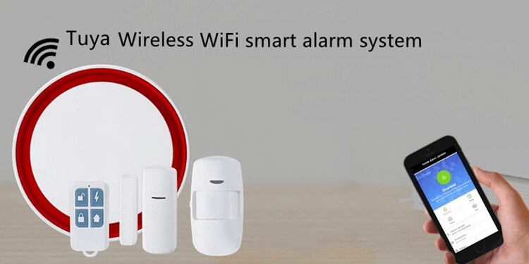 Smart Home Tuya App Wireless Sim Card Gsm Burglar Door Sensors And Motion Sensors Switch Security burglar alarm system