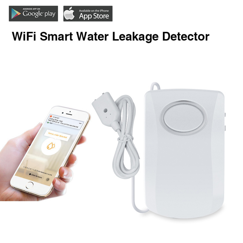 New Arrival Smart Water Leak Detector Wireless WiFi Home Security Alarm Smart Water Leakage Valve