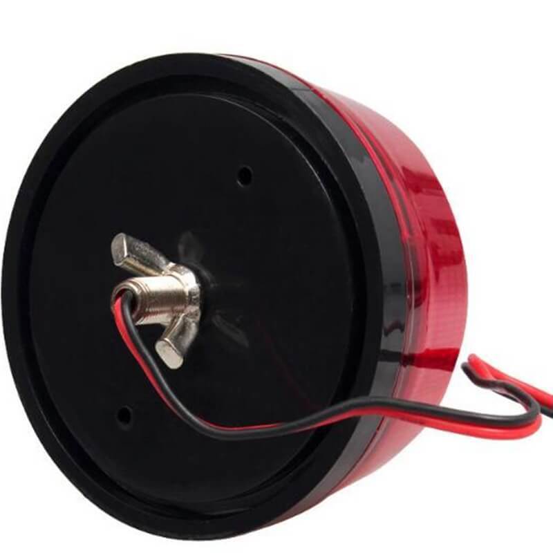 Factory Home Safe Led Light Security Alarm Mini Siren 12V Wired Alert Strobe Light Red Siren