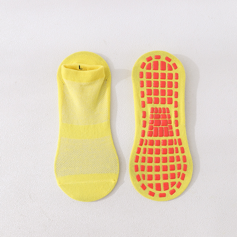 Custom Kids Children Trampoline Socks Adult Cotton Polyester Anti Slip Jump Grip Socks