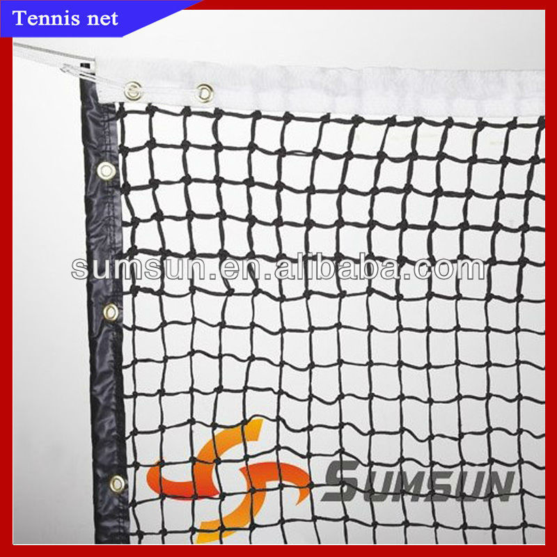 STN-120 nets for tennis court tournament net tennis equipment 3mm braided polyester