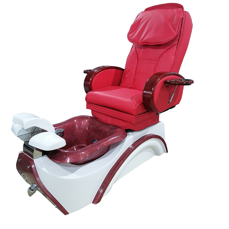 Top part luxury throne kid foot rest chairs pink egg massage pedicure spa chairs liners with led light pipeless