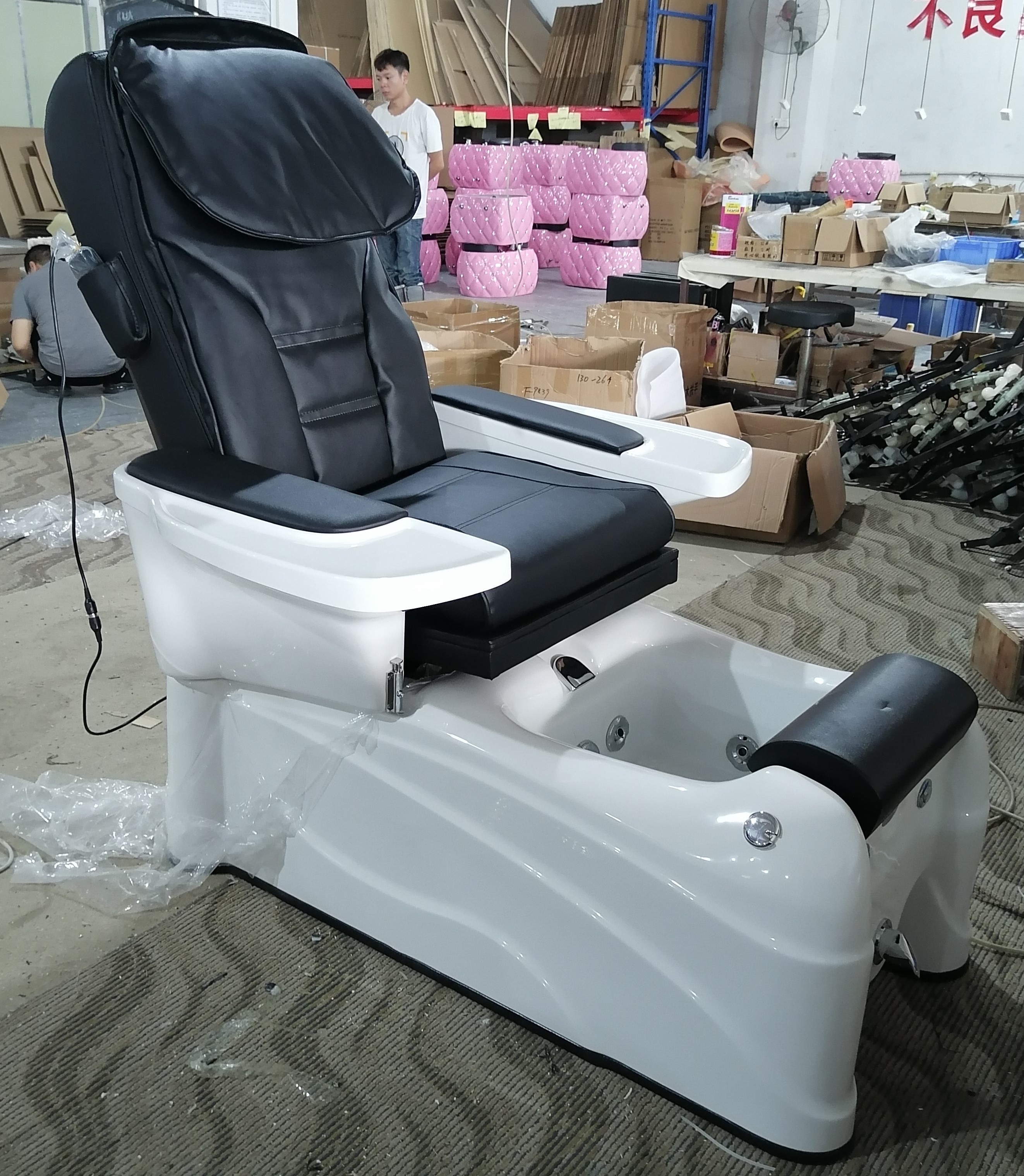 2023 Popular Modern Saloon Equipment Foot Care Manicure Chair Luxury Spa Massage Chair For Nail Salon Pedicure Chair