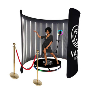 Popular Wholesale Customized 360 Photo Booth 115 cm For Wedding And Event Used 360 Photo Booth Background For Sale