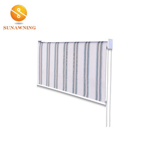 Sell Aluminum Wind Resistant Outdoor Roller Blinds Zip Screen With Gazebo Pergola Waterproof