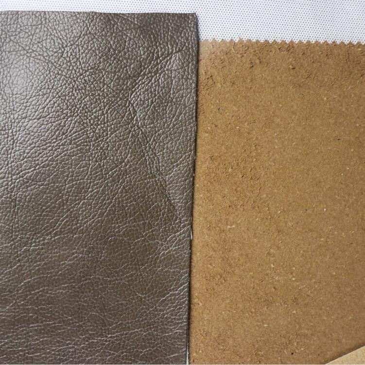 Upholstery Materials PU flocking backing Decoro Furniture Bonded Artificial Leather