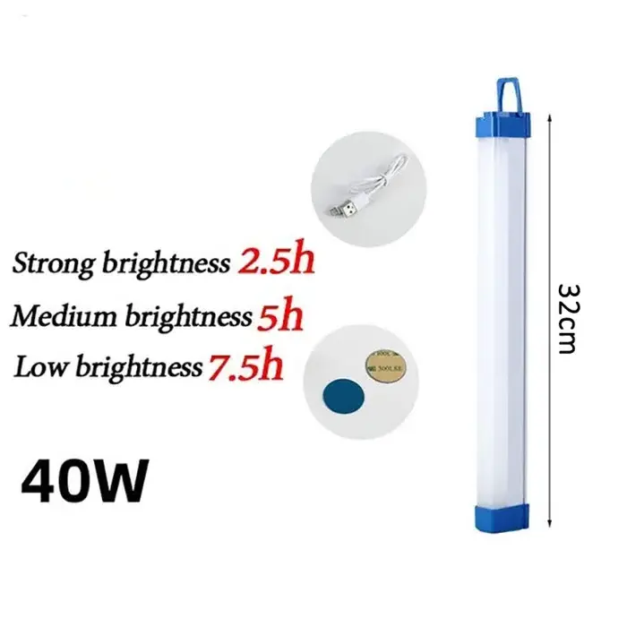 USB rechargeable light portable lamp Outdoor camping led t5 emergency tube emergency Cheap LED Home emergency lights