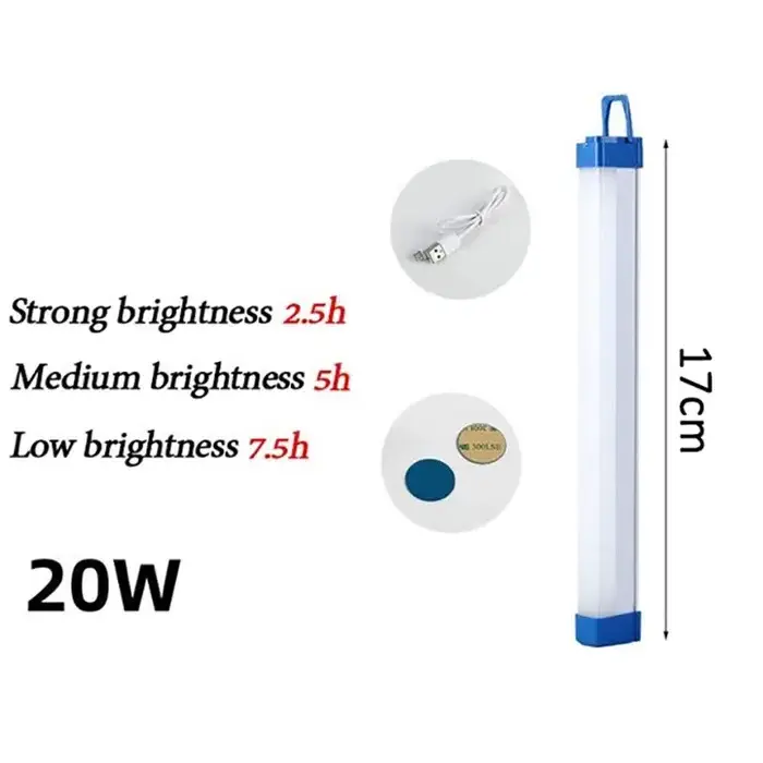 USB rechargeable light portable lamp Outdoor camping led t5 emergency tube emergency Cheap LED Home emergency lights