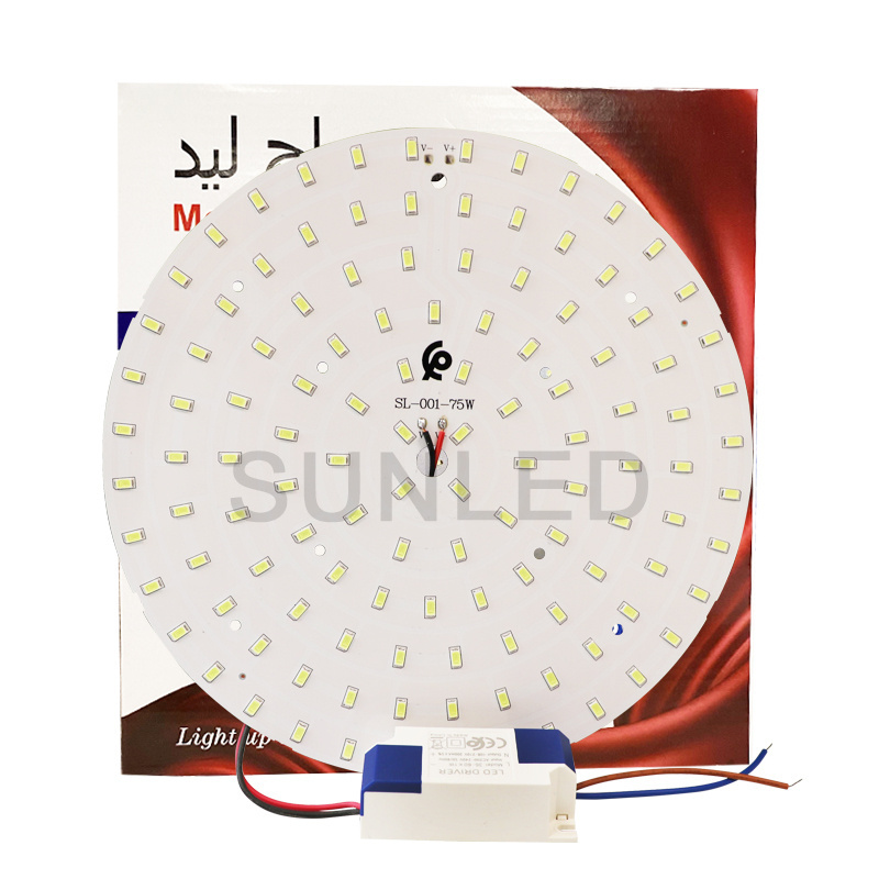 PCB and driver led smd 5730 light board 45w round PCB