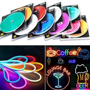 6*12Mm 8*16Mm 12V 24V Neon Lights Led Strip Light 1Cm 2.5Cm Silicon Flexible Waterproof Custom Led For Neon Signs Neon Lights