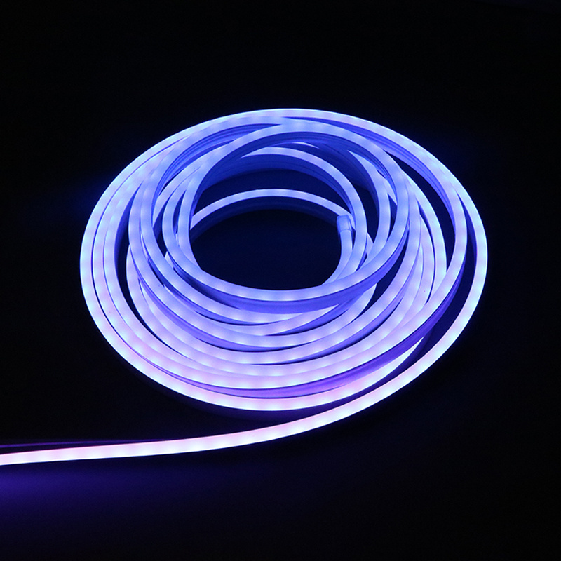 Neon flex 12V RGB 6*12mm LED Neon Strip Rope 5m/roll DIY Christmas Light decoration room neon lights for bedroom